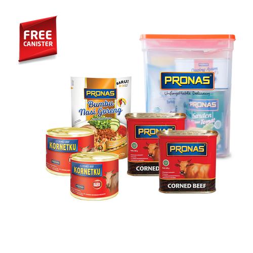 Foto Produk PRONAS Paket Kornet & Bumbu Nasi Goreng Bundling 5 pcs Free Canister dari Pronas Official Store
