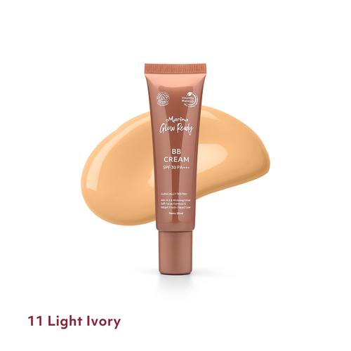 Foto Produk Marina BB Cream Glow Ready SPF 30 PA++ - LIGHT IVORY dari Tempo Store Official