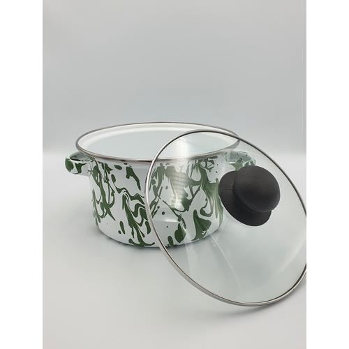 Foto Produk Panci Enamel 20 cm jadul batik/ blirik / blurik / lurik dari deeBlues