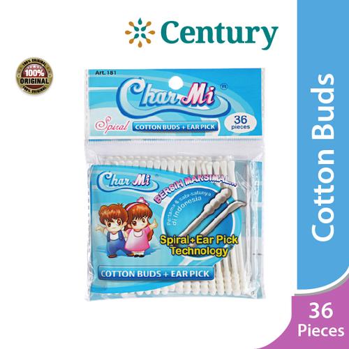 Foto Produk Charmi Cotton Buds Earpick 36 pcs -Art 181/ Pembersih Telinga dari CENTURY HEALTHCARE