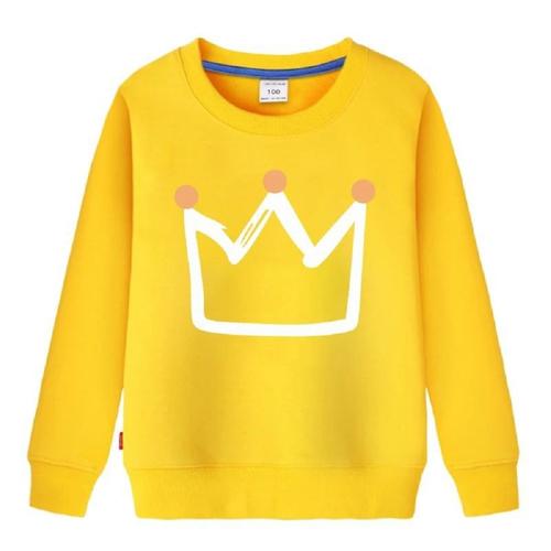 Foto Produk SWEATER ANAK CEWEK PEREMPUAN 6-10TAHUN QUEEN PINK KUNING / BAJU HANGAT - Pink dari BeliYu Kids Official