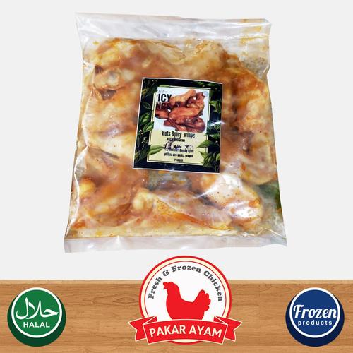 Foto Produk SPICY CHICKEN WINGS / SAYAP AYAM PEDAS BERBUMBU RASA SANGAT LEZAT - Hot Spicy dari Pakar Ayam