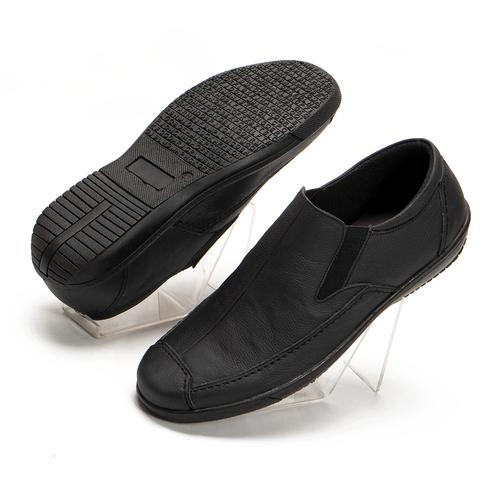Foto Produk Sepatu Pria Casual Slip On Formal Hitam Kulit Asli Handmade MCL01 - Hitam, 40 dari FORDZA Shop