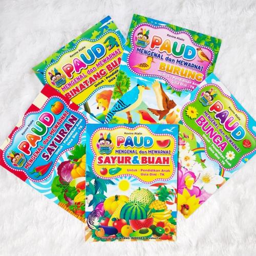 Foto Produk Buku PAUD Mengenal dan Mewarnai Berbagai Seri Edukasi Murah Meriah dari Kedai Kadoku