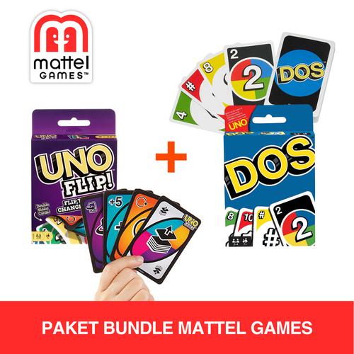 Gambar Bundle Uno Dos and Flip dari Mattel Shop Kota Tangerang Tokopedia