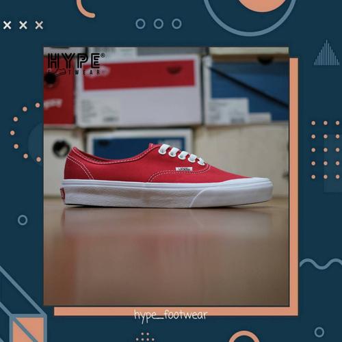 vans authentic 138 red