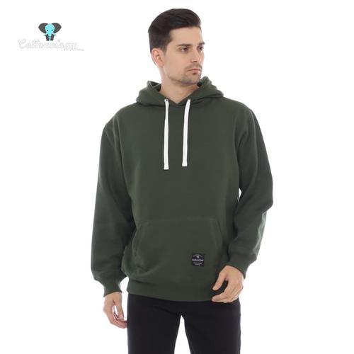 Foto Produk Sweater Hoodie Pria Cottonology Polos Hijau - S dari Cottonology Indonesia