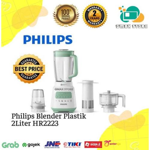 Jual Philips Hr223 Blender Plastik 2 Liter Hr 2223 30 Hijau Jakarta Utara Gmax Store Tokopedia