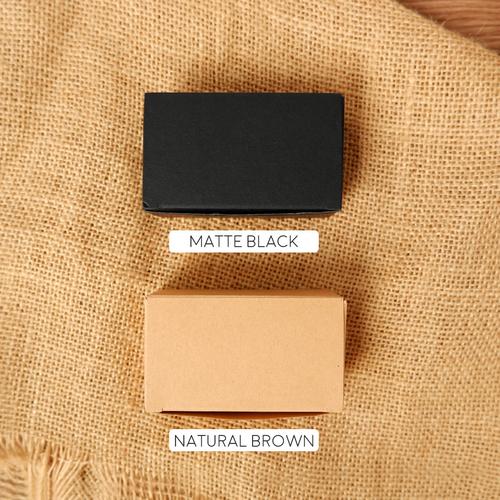Foto Produk Blank Kraft Paper Card Set - MATTE BLACK dari Pinkabulous