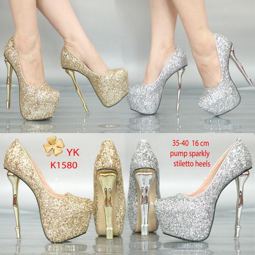 Jual YKshoes 1580 heels 16cm ketutup 