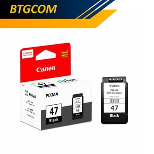 Foto Produk Canon 47 Black Hitam BK Tinta Catridge Catrid PG47 PG Ori dari BTGCOM