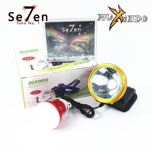 Foto Produk G78 Senter Kepala LED Bonus Bohlam Lampu Emergency dari Toko No.7