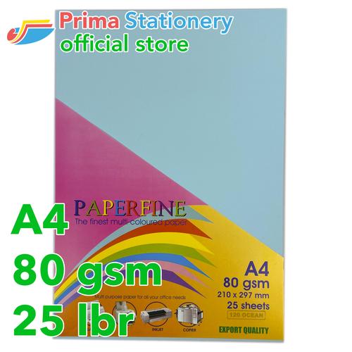 Gambar Kertas HVS Warna Paperfine Ocean dari Prima Stationery Jakarta Utara Tokopedia