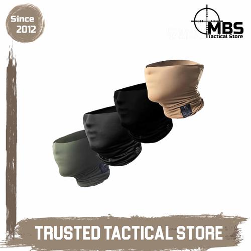 Foto Produk Tactical Neck Gaiter Molay Masker Facewrap Masker Tactical - Black dari MBS Tactical Store