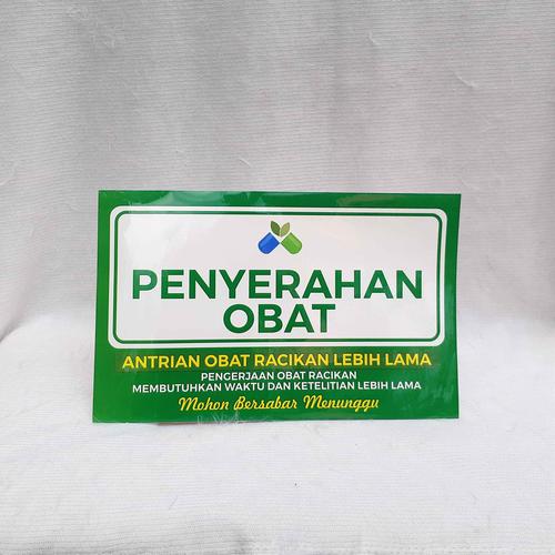 Foto Produk Stiker Penerimaan Resep dan Penyerahan Obat - Penyerahan Obat dari Syafana