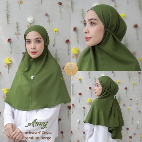 Foto Produk BUNDLE CESYA BERGO + FREE MASKER HIJAB - PAKET ARMY dari Youthscarf Official