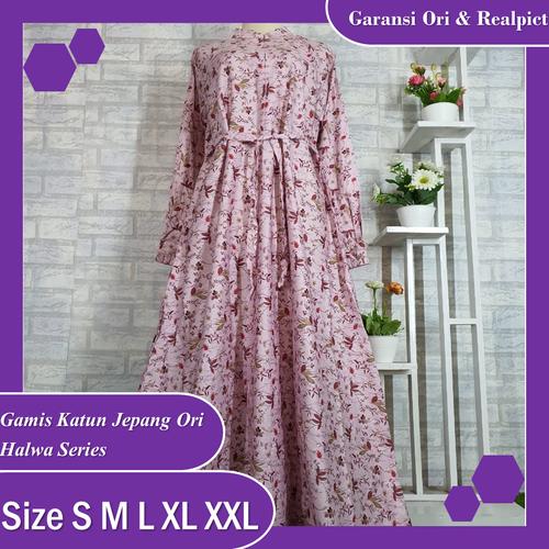 Jual Baju Gamis Terbaru 2020 Katun Jepang Motif Bunga Remaja Murah Peach S Kab Tasikmalaya Ashfastore Tokopedia