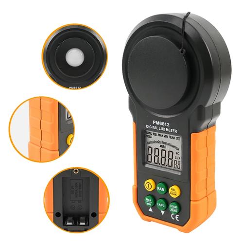 Jual Professional MS6612 Digital Luxmeter 200,000 Lux Light Meter Test