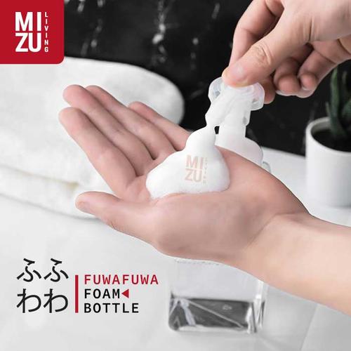 Foto Produk FUWAFUWA PET Foam Pump Dispenser Refillable Bottle Botol Sabun Busa - CLEAR M dari MIZU Living