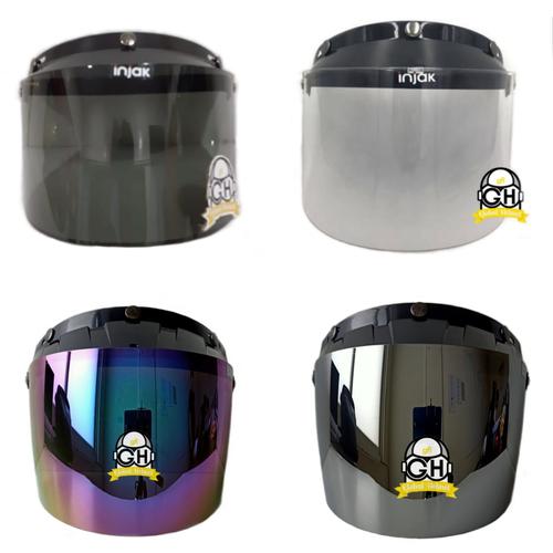 Foto Produk KACA VISOR FLAT INJAK UNTUK HELM BOGO RETRO CARGLOSS JPN KACA INJAK - CLEAR dari Global helmet