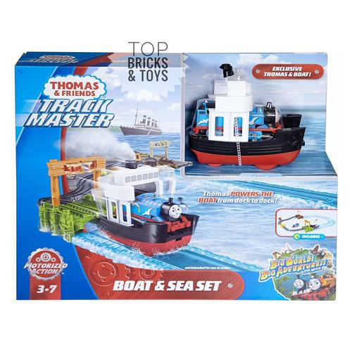 Foto Produk MATTEL, Thomas & Friends TrackMaster Motorized Action Boat & Sea Set dari Top Bricks & Toys