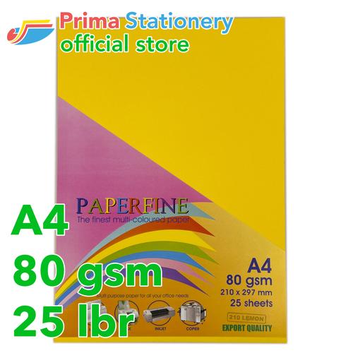 Gambar Kertas HVS Warna Paperfine Lemon dari Prima Stationery Jakarta Utara Tokopedia
