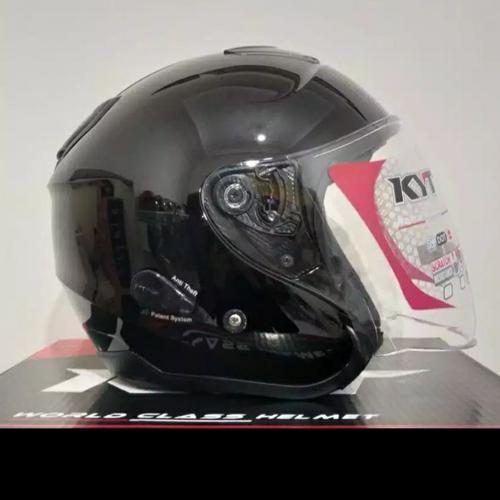 Foto Produk KYT kyoto polos hitam metalic dari Toko Helm.