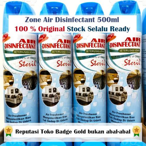Foto Produk Air Disinfectant 500 ml 500ml Zone Air Disinfectant 500ml Asli dari Suplemen Fitness Murah