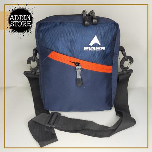 Foto Produk Sling Bag EIGER Tas Selempang EIGER MURAH Tas Pria Waistbag EIGER 041 - Biru dari Addin Official
