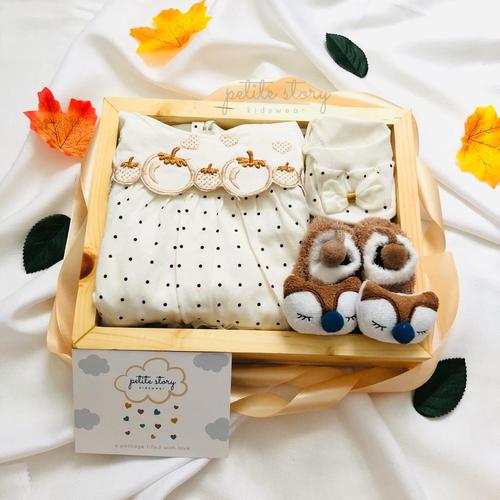 Foto Produk Selected Hampers Bayi - Petite Story - Honey (C) - Baby Girl (0-6m) dari Petite Story