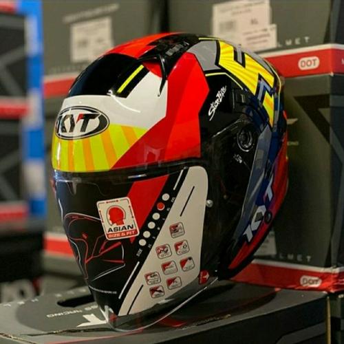 Jual Helm KYT NFJ Jaume Masia livery 