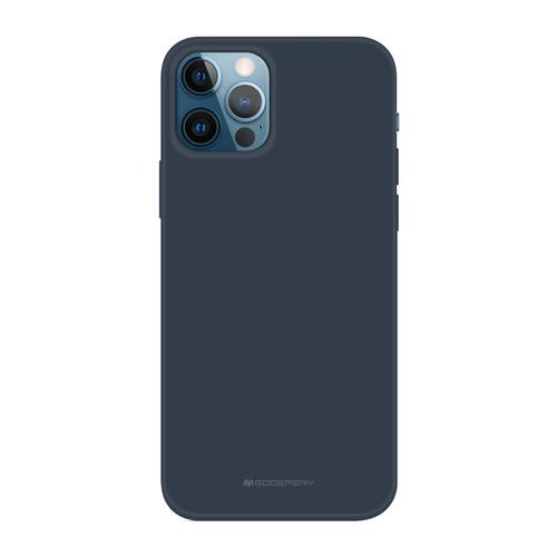 Foto Produk GOOSPERY iPhone 12 6.1 & iPhone 12 Pro 6.1 Soft Feeling Jelly Case - Midnight Blue dari Goospery Indonesia