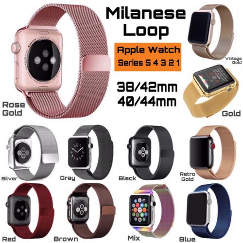 Jual Apple Watch iWatch Series 1 2 3 4 5 6 Milanese Loop Magnetic Strap -  Jakarta Selatan - autricshop | Tokopedia