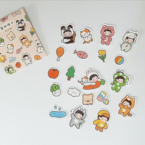 Foto Produk Sticker Set Pet Park Cute | Planner Bullet Journal Scrapbook Deco dari The Book ID