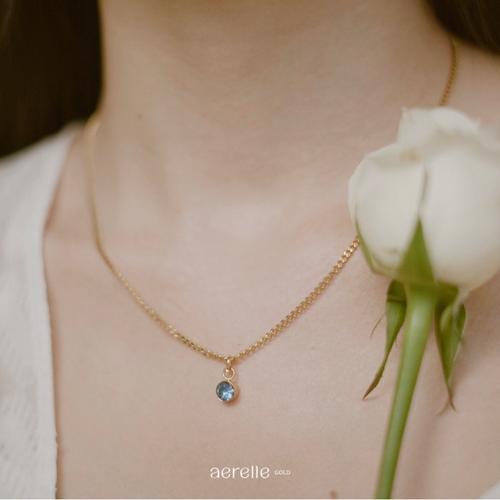 AERELLE GOLD | Birth Stone Necklace 