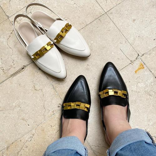 Pedro Gold Embellished Slingback Mules 