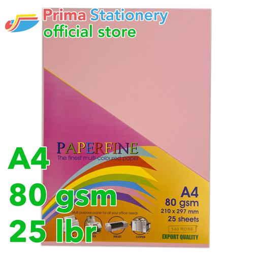 Gambar Kertas HVS Warna Paperfine Rose dari Prima Stationery Jakarta Utara Tokopedia