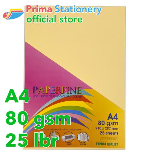 Foto Produk Kertas HVS Warna Paperfine Cream dari Prima Stationery