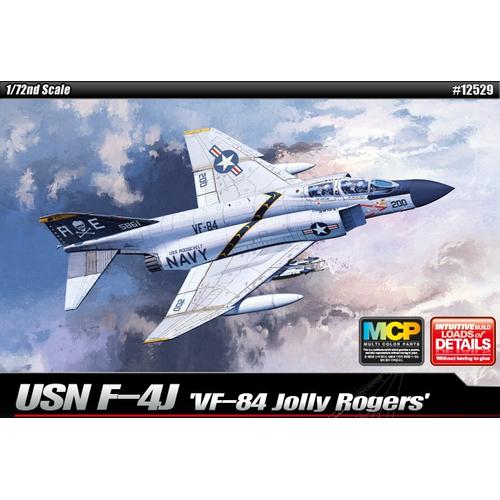 中古】1/48 USN F-4J VF-84 Jolly Rogers #12305 ACADEMY HOBBY MODEL  