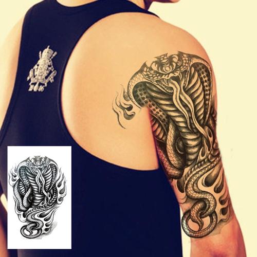 Jual Sticker Tattoo Temporary Tato Temporer Tato Snake Ular 3d Jakarta Utara Kendrick My Tokopedia