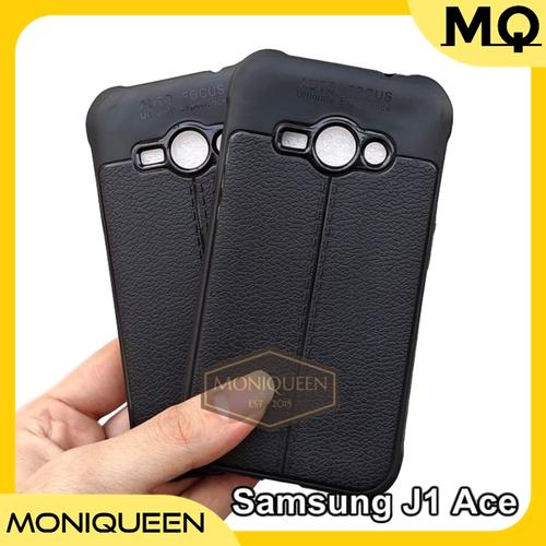 Foto Produk Case Samsung J1 Ace Autofocus Leather Softcase Auto focus Soft case dari MoniQueenShop