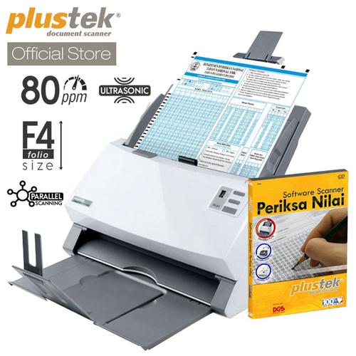Foto Produk Scanner Plustek Periksa Nilai LJK PS3180U - 80 Lembar/menit (F4/Folio) dari Plustek Indonesia