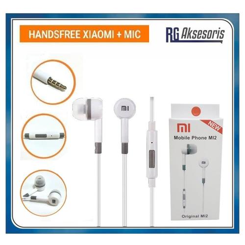Foto Produk Handsfree Xiaomi MI 2 (Earphone headset headphone hf) dari RG AKSESORIS HP