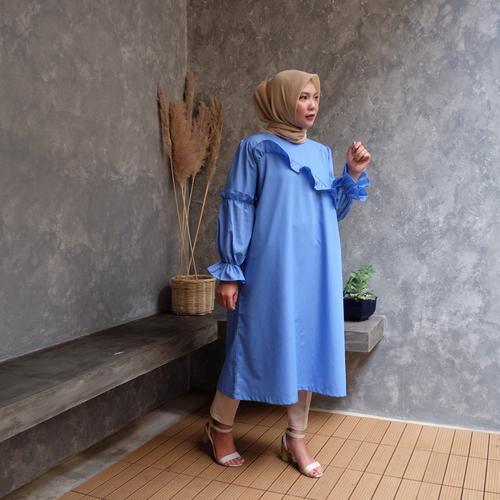 Foto Produk Fidra Tunik Biru By Rurik dari Official_Rurik