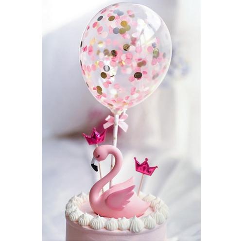 Foto Produk Cake Topper Balon Confetti - Gold dari BeeVee Shop