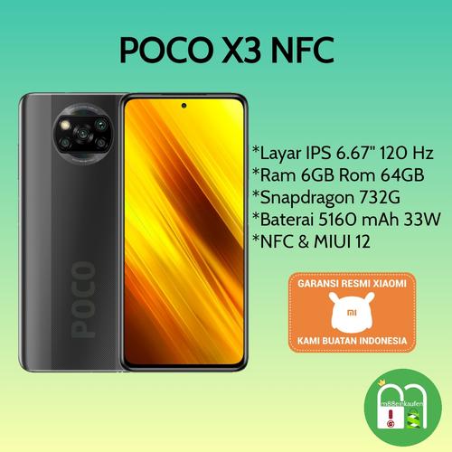 Foto Produk Poco X3 NFC Ram 6/64 Garansi Resmi by Xiaomi - Biru dari m88einkaufen