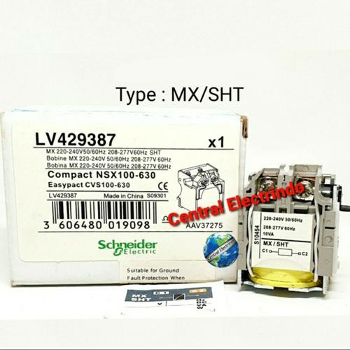 Foto Produk MCCB ACCESORIES UVT MX220VAC UNTUK NSX/CVS LV429387 dari central electrindo