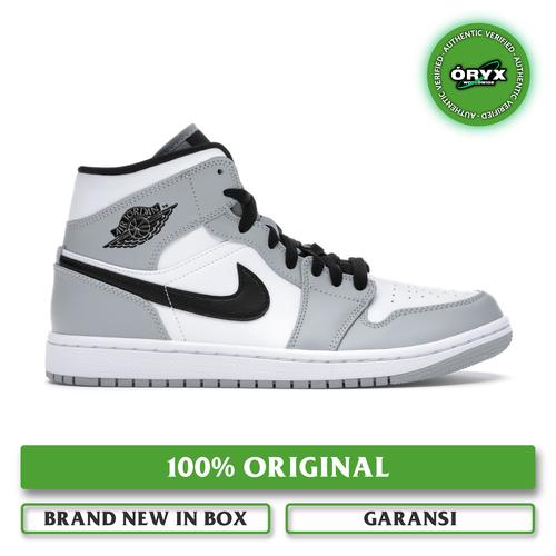 Jual Nike Air Jordan 1 Mid Light Smoke Grey - Jakarta Timur - ORYXSNEAKERS  | Tokopedia