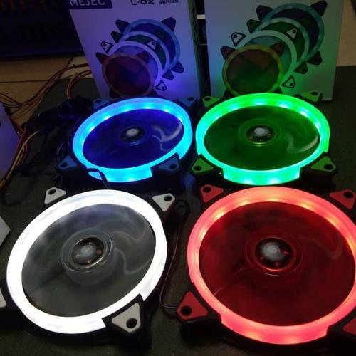 Foto Produk Mejec Eclipse L-02 Fan Case 12Cm Ring Led - Hijau dari CS New