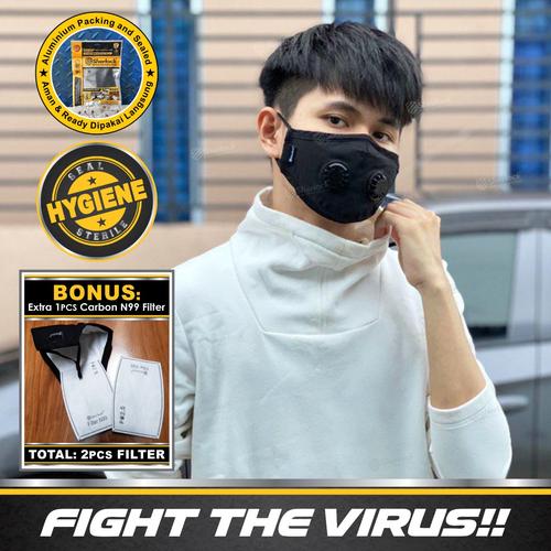 Gambar Masker N99 / Masker Polusi / Motor / Virus / Sherlock Masker Kesehatan dari Goldmart88 undefined Tokopedia